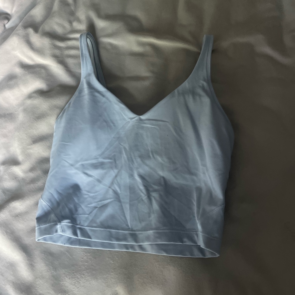 LULULEMON CHAMBRAY BLUE ALIGN TANK! Size 6!